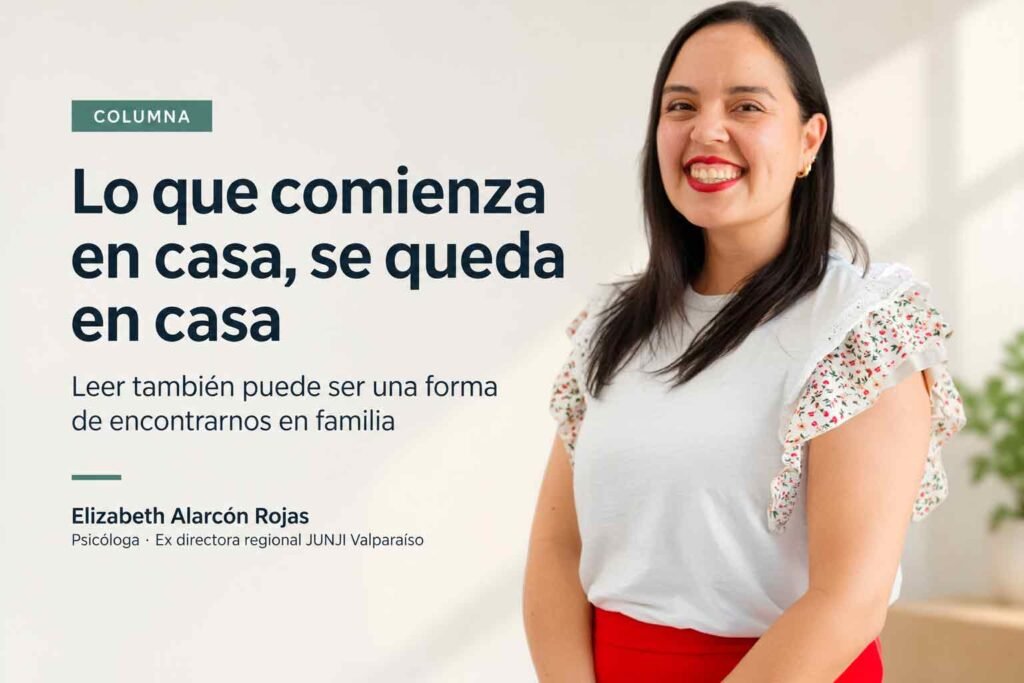 columna editorial con retrato luminoso